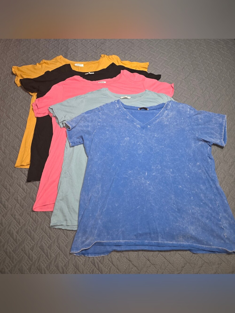 Lot Of 5 Zenana Basic Tees